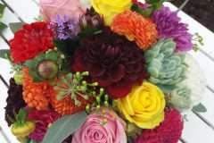 Hochzeit, Tischschmuck, Blumen, Floristik, Brautstrauß, Anstecker, Autoschmuck